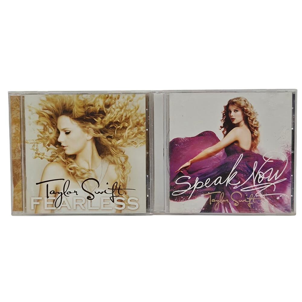 Taylor Swift Fearless & Speak Now Original Lyric Mattress CD's Tested 2008-2010